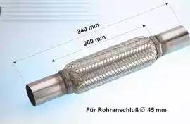 Eberspächer 996.1.015 - Flex Hose, exhaust system car-mod.net