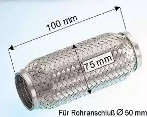 Eberspächer 99.002.79 - Flex Hose, exhaust system car-mod.net