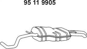Eberspächer 95 11 9905 - End Silencer car-mod.net