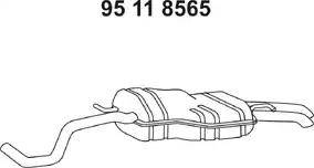 Eberspächer 95 11 8565 - End Silencer car-mod.net