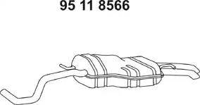 Eberspächer 95 11 8566 - End Silencer car-mod.net