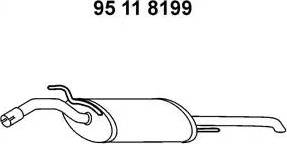 Eberspächer 95 11 8199 - End Silencer car-mod.net