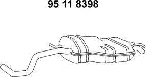 Eberspächer 95 11 8398 - End Silencer car-mod.net