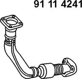 Eberspächer 91 11 4241 - Exhaust Pipe car-mod.net