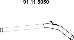 Eberspächer 91 11 5050 - Exhaust Pipe car-mod.net