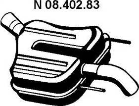 Eberspächer 08.402.83 - End Silencer car-mod.net