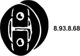 Eberspächer 8.93.8.68 - Holding Bracket, silencer car-mod.net