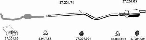 Eberspächer 370004 - Exhaust System car-mod.net