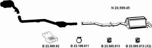 Eberspächer 232258 - Exhaust System car-mod.net
