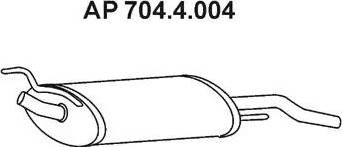 Eberspächer 704.4.004 - End Silencer car-mod.net
