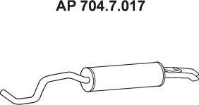 Eberspächer 704.7.017 - End Silencer car-mod.net