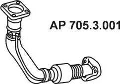 Eberspächer 705.3.001 - Exhaust Pipe car-mod.net