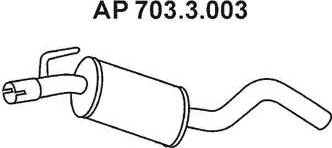 Eberspächer 703.3.003 - Middle Silencer car-mod.net