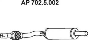 Eberspächer 702.5.002 - Front Silencer car-mod.net
