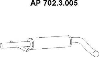 Eberspächer 702.3.005 - Front Silencer car-mod.net