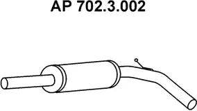Eberspächer 702.3.002 - Front Silencer car-mod.net