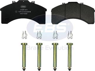EBS EKBP.011 - Brake Pad Set, disc brake car-mod.net
