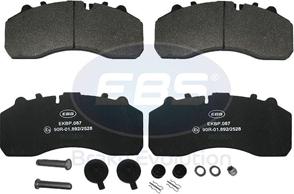 EBS EKBP087 - Brake Pad Set, disc brake car-mod.net