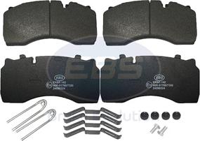 EBS EKBP.142 - Brake Pad Set, disc brake car-mod.net