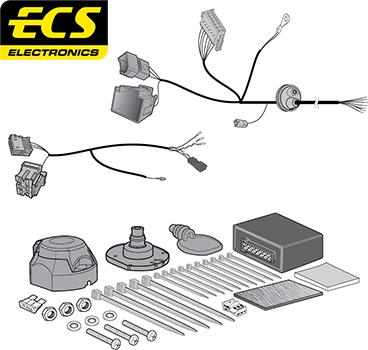 ECS AU06807MU - Electric Kit, towbar car-mod.net