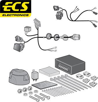 ECS AU06813MU - Electric Kit, towbar car-mod.net