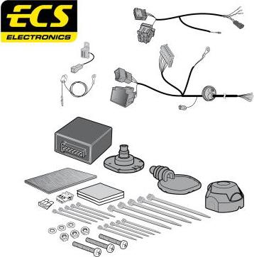ECS AU08007MU - Electric Kit, towbar car-mod.net