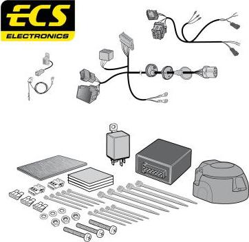 ECS AU08013MU - Electric Kit, towbar car-mod.net