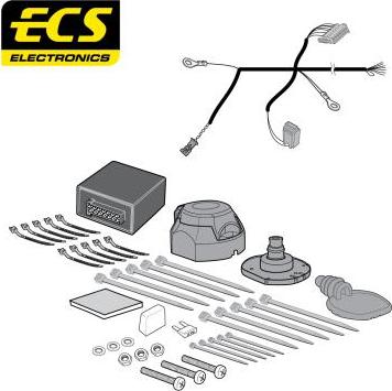 ECS MB08507MU - Electric Kit, towbar car-mod.net