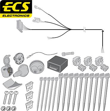 ECS MB074B1U - Electric Kit, towbar car-mod.net