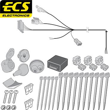 ECS MB074D1U - Electric Kit, towbar car-mod.net