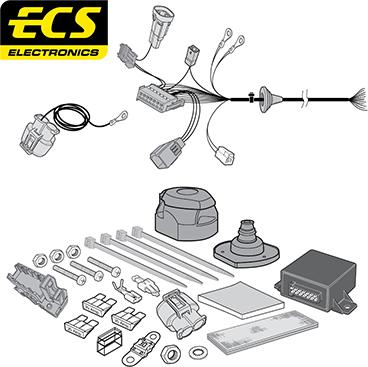 ECS PE059D1U - Electric Kit, towbar car-mod.net