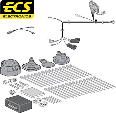 ECS SK018B1U - Electric Kit, towbar car-mod.net
