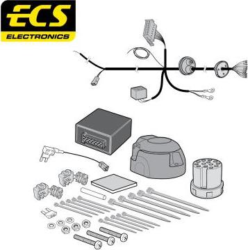ECS VA00113MU - Electric Kit, towbar car-mod.net
