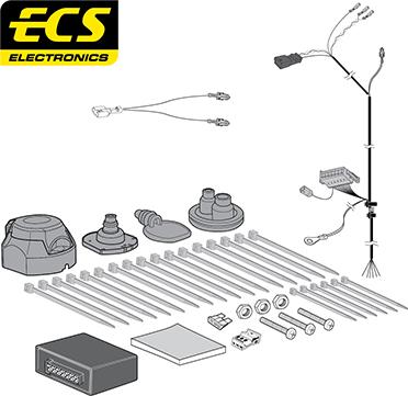 ECS VW096B1U - Electric Kit, towbar car-mod.net