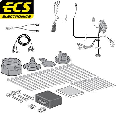 ECS VW096D1U - Electric Kit, towbar car-mod.net