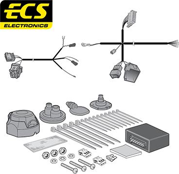 ECS VW19007MU - Electric Kit, towbar car-mod.net