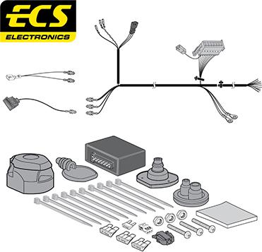 ECS VW127D1U - Electric Kit, towbar car-mod.net