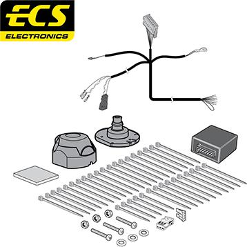 ECS VW20007U - Electric Kit, towbar car-mod.net