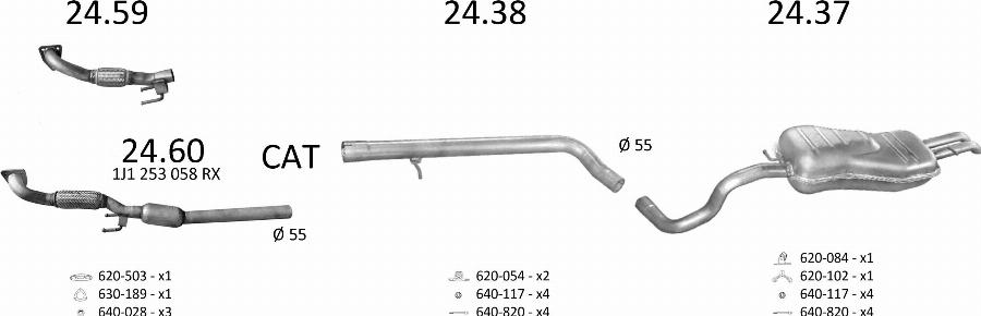 Edex 1914 - Exhaust System car-mod.net
