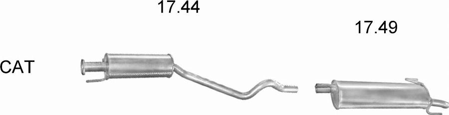Edex 1458 - Exhaust System car-mod.net