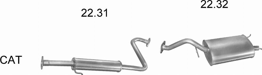 Edex 1831 - Exhaust System car-mod.net