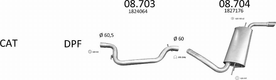 Edex 3458 - Exhaust System car-mod.net