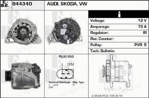 EDR 944340 - Alternator car-mod.net