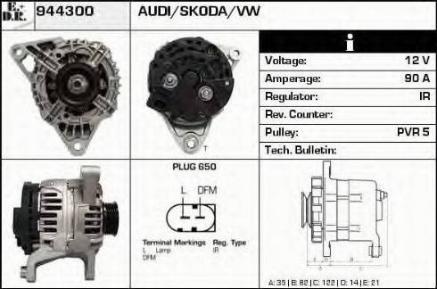 EDR 944300 - Alternator car-mod.net