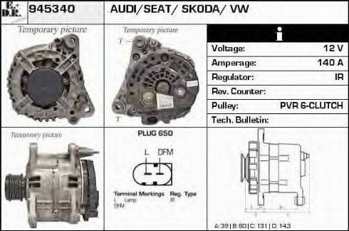 EDR 945340 - Alternator car-mod.net