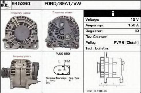 EDR 945360 - Alternator car-mod.net