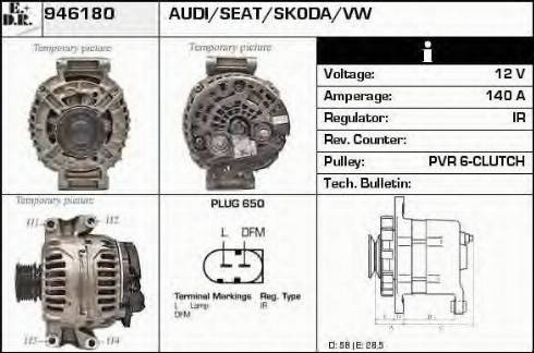 EDR 946180 - Alternator car-mod.net