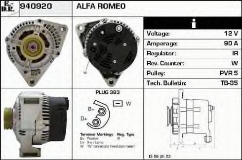 EDR 940920 - Alternator car-mod.net