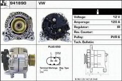 EDR 941890 - Alternator car-mod.net