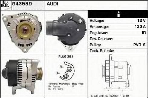 EDR 943580 - Alternator car-mod.net